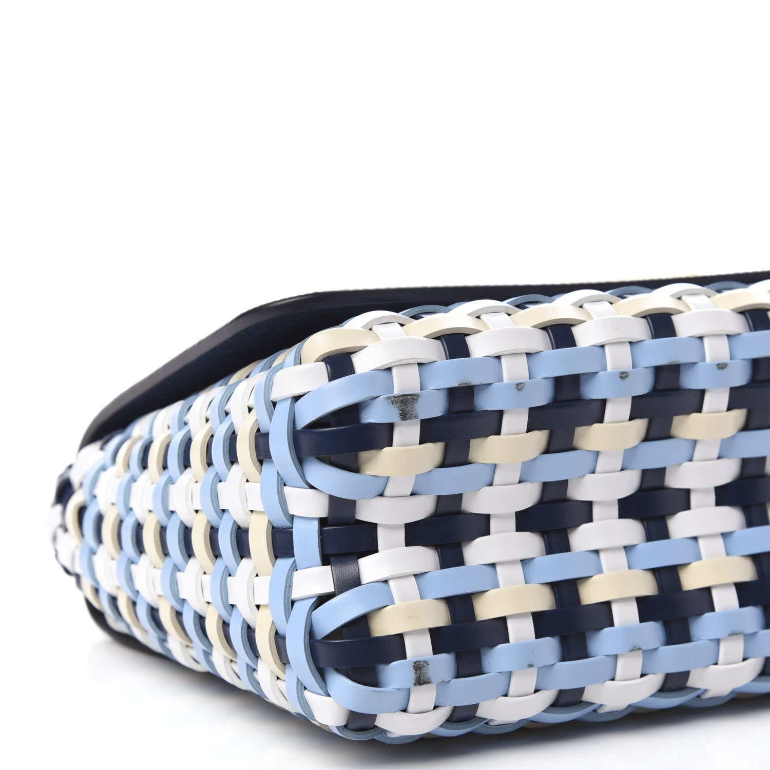 Louis Vuitton Epi Guinguette Twist Shoulder Bag MM Indigo Blue 6 of 9