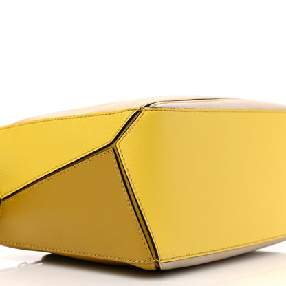 Loewe Grained Calfskin Small Puzzle Bag Ocre Yellow 8 of 14