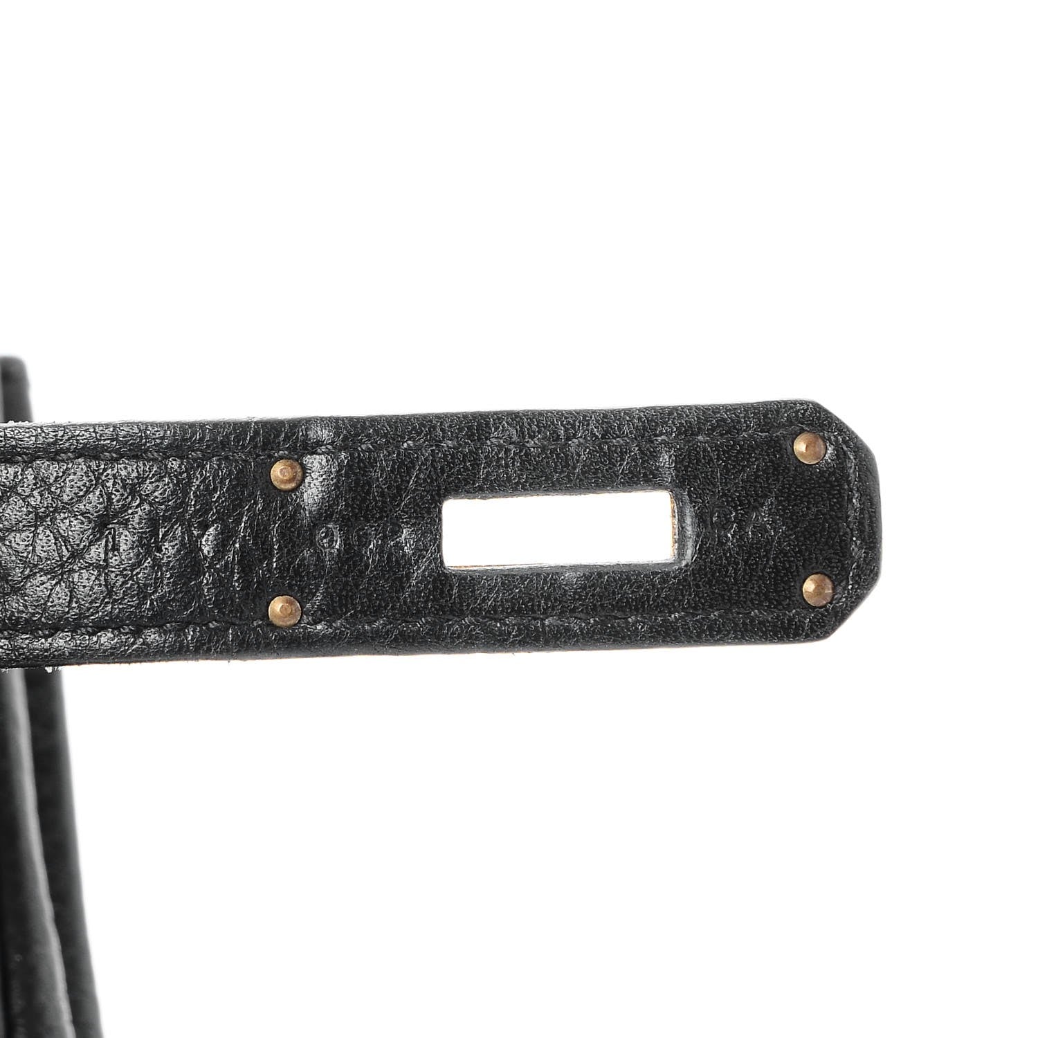Hermes Taurillon Clemence Birkin 35 Black 16 of 36