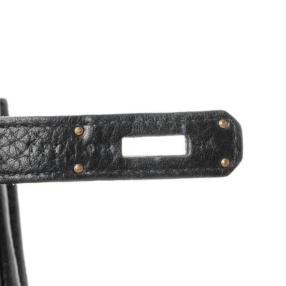 Hermes Taurillon Clemence Birkin 35 Black 16 of 36