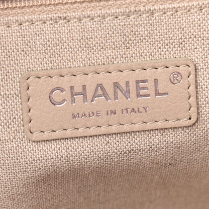 Chanel Mixed Fibers Small Deauville Tote Dark Pink 6 of 10