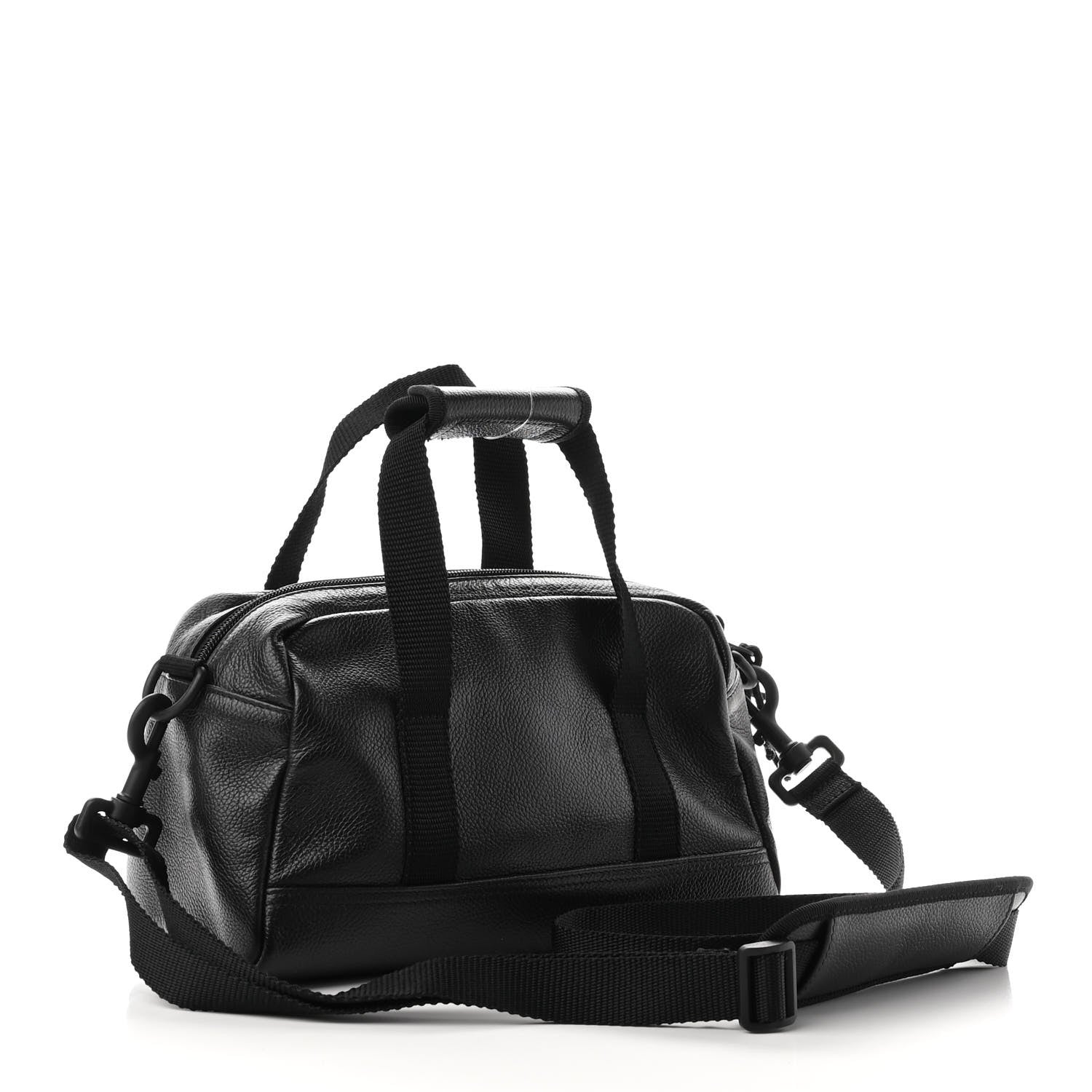 Balenciaga Calfskin Mens Explorer Small Duffle Bag Black 1178516