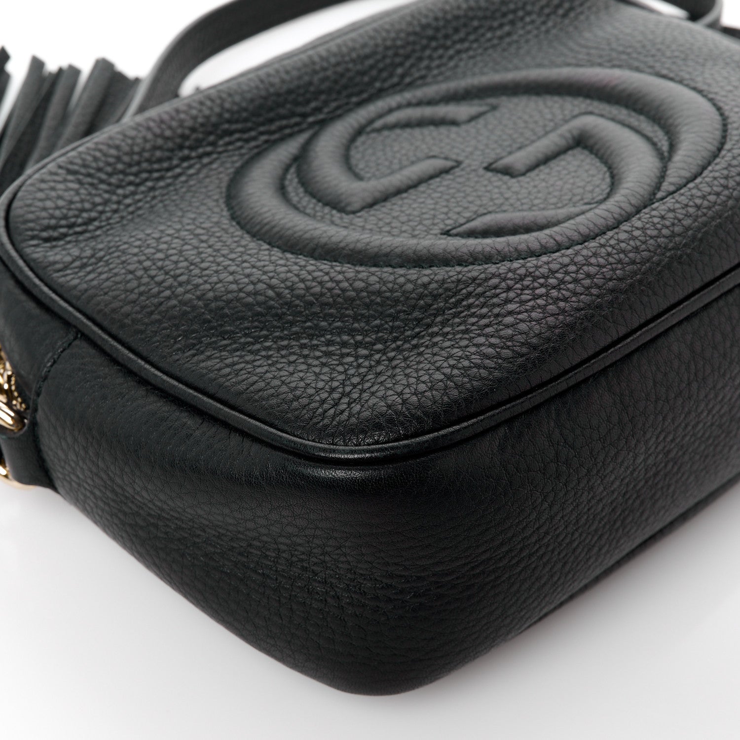 Gucci Pebbled Calfskin Small Soho Disco Bag Black 15 of 17