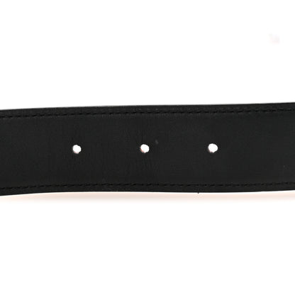 Hermes Swift Epsom 32mm H Belt 85 34 Black Orange 3 of 5