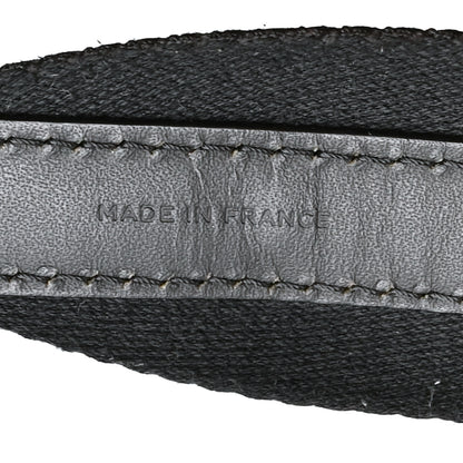 Goyard Canvas Calfskin Adjustable Shoulder Strap Black 4 of 5