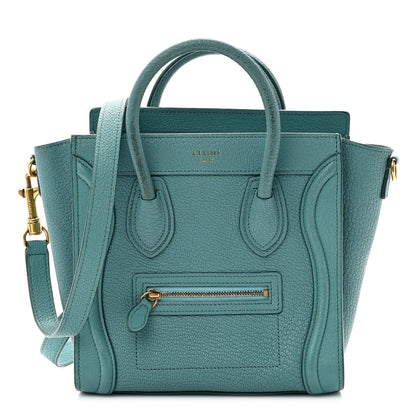 Celine Goatskin Nano Luggage Antarctic 1 of 12