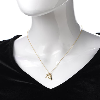 Tiffany 18K Yellow Gold Wine and Dine Pendant Necklace 2 of 6