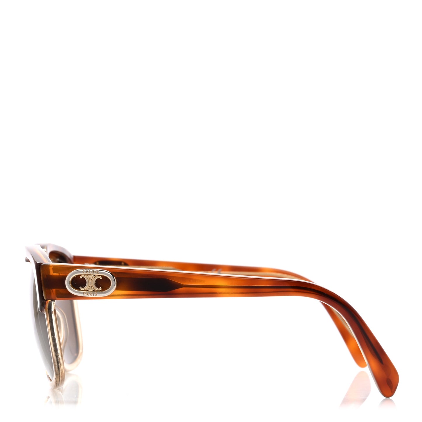 Acetate Triomphe Square Sunglasses CL40155I Tortoise