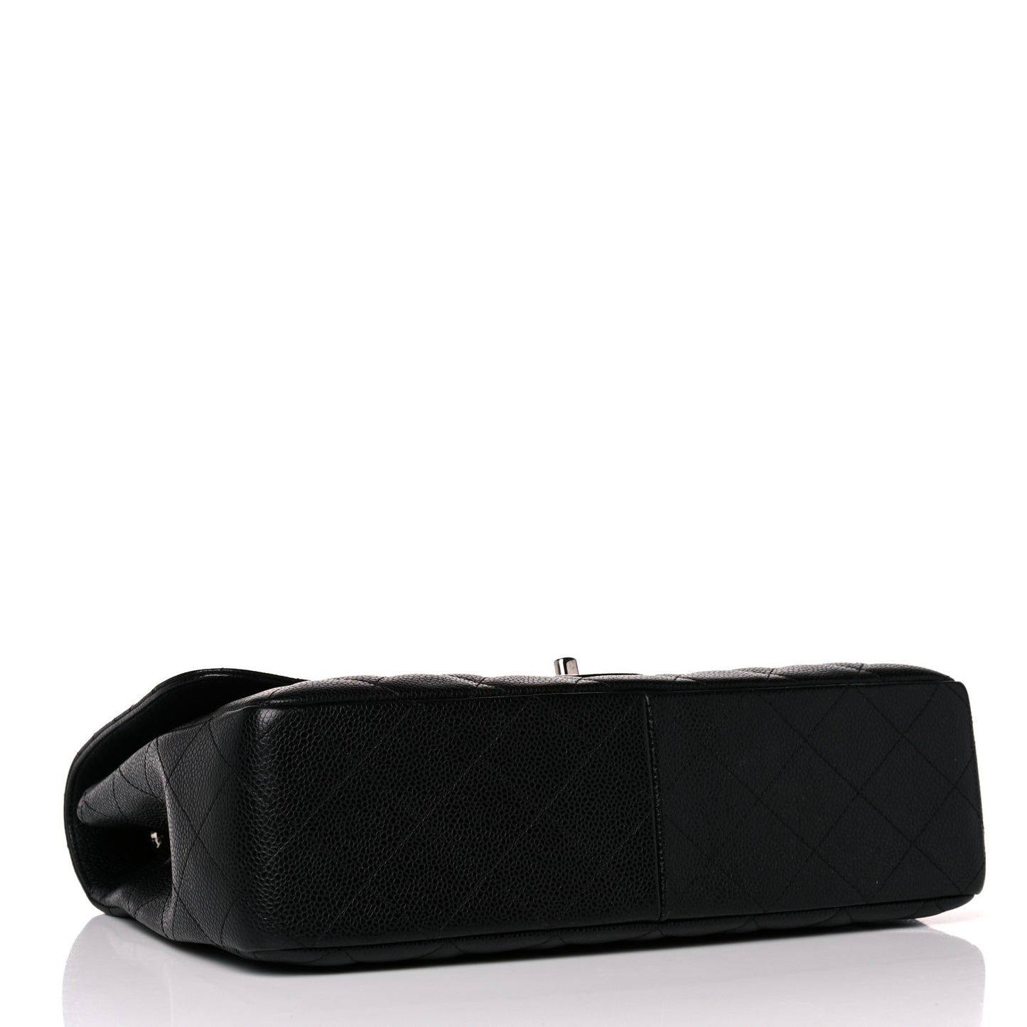 Caviar Quilted Jumbo Single Flap Black