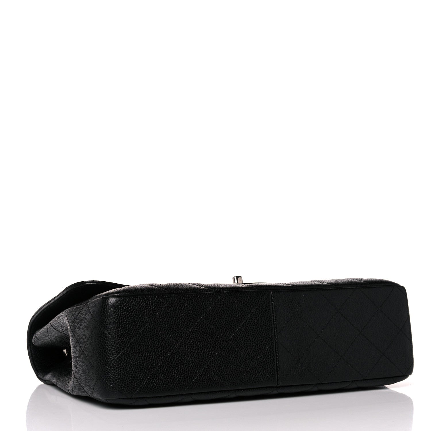 Chanel Caviar Quilted Jumbo Single Flap Black 4 of 10