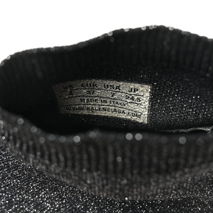 Balenciaga Laminated Knit Bi-Color Sole Womens Speed Sneakers 37 White Black 9 of 10