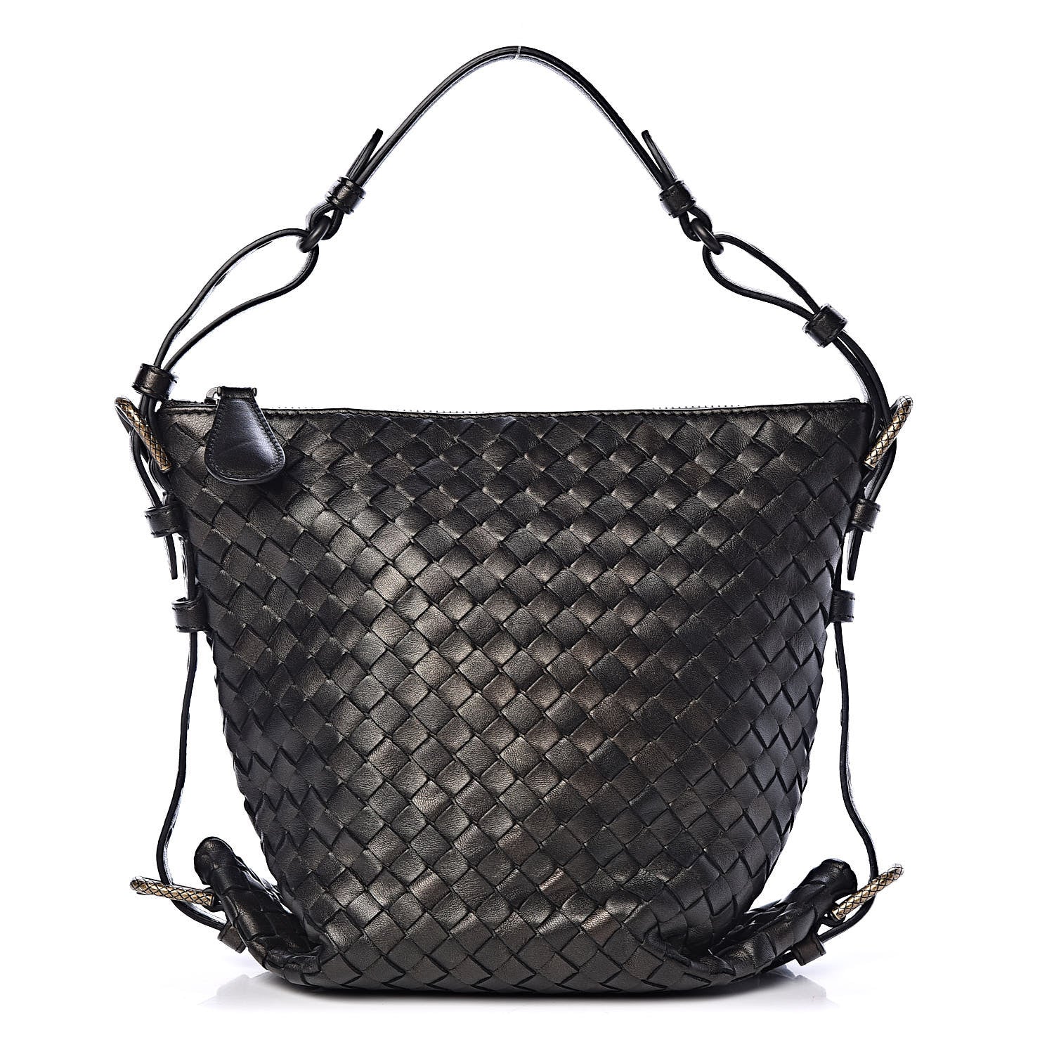 Bottega Veneta Nappa Intrecciato Small Osaka Dark Bronze 1 of 10