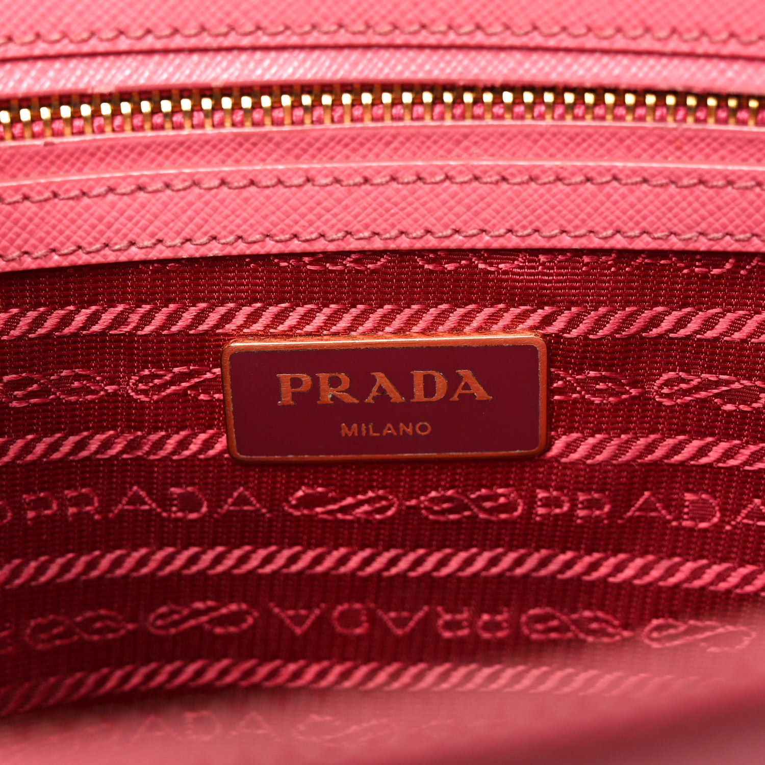 Prada Saffiano Mini Galleria Double Zip Tote Tamaris 6 of 9