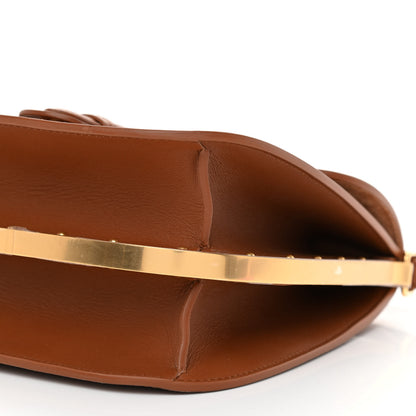 Christian Dior Box Calfskin Medium Bobby Frame Flap Cognac 8 of 9