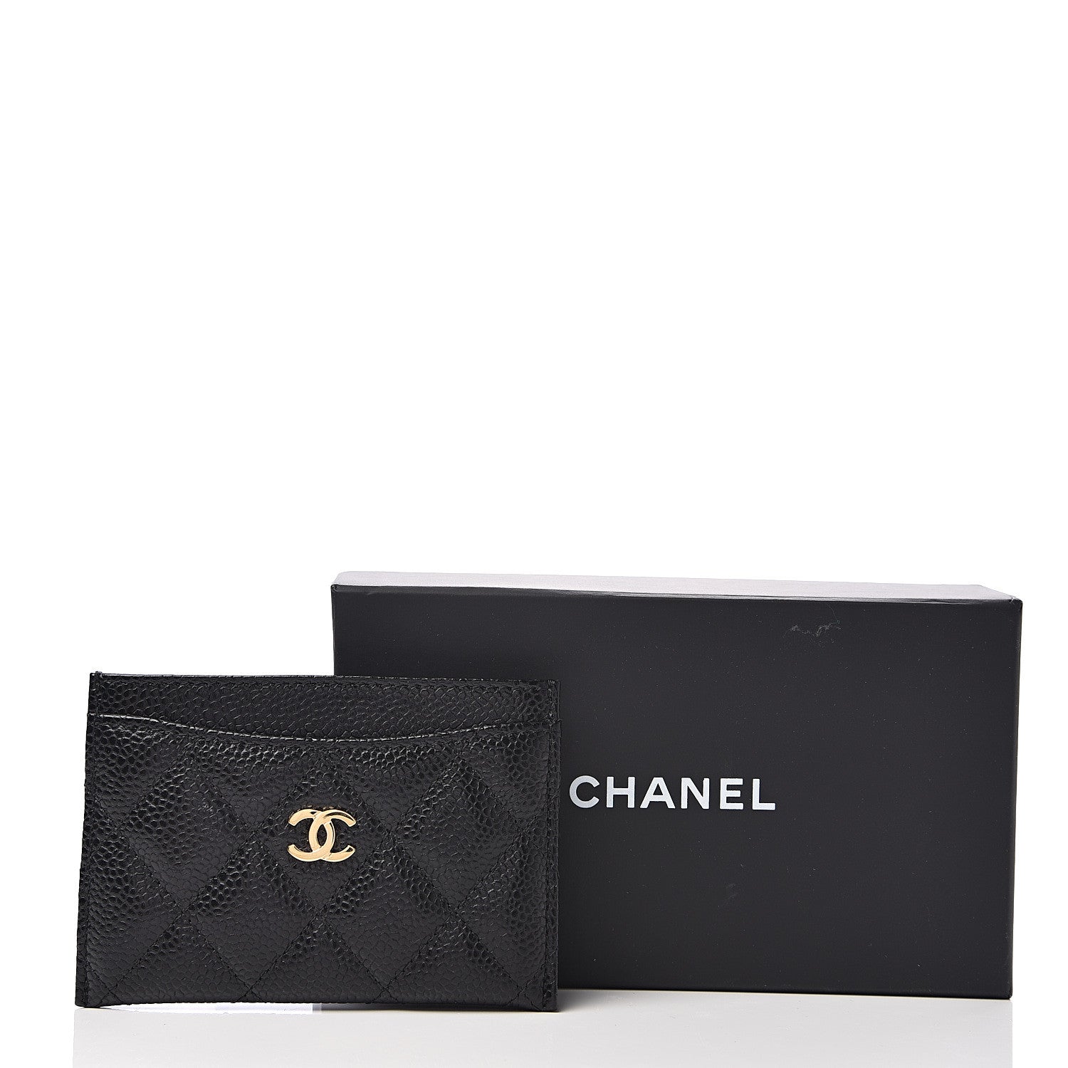 Chanel Caviar Quilted Card Holder Black 8 of 8