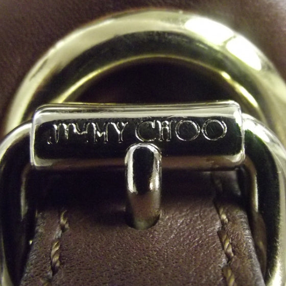 Jimmy Choo Leather Studded Ross Tote Brown 8 of 10