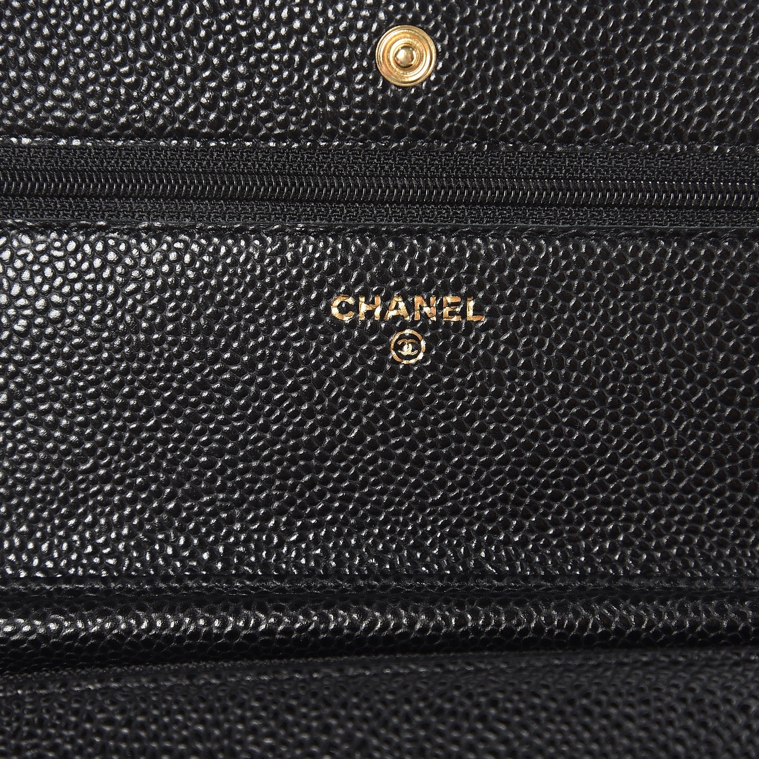 Chanel Caviar Quilted Wallet On Chain WOC Black 6 of 9