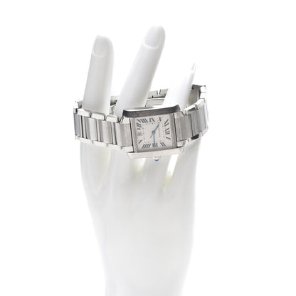 Cartier Stainless Steel 28mm Tank Francaise Automatic Watch 2 of 7