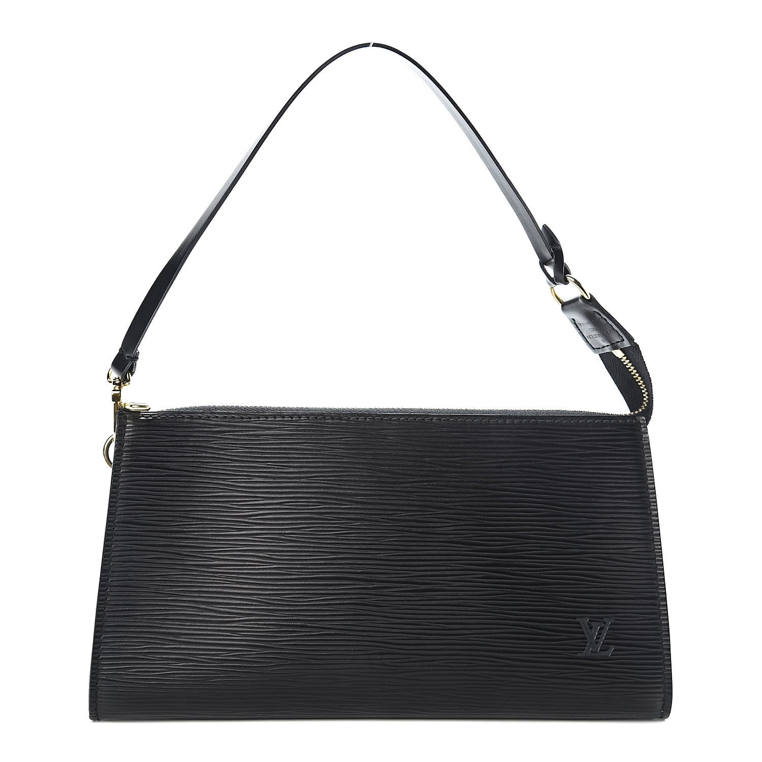 Louis Vuitton Epi Pochette Accessories 24 Black 1 of 10