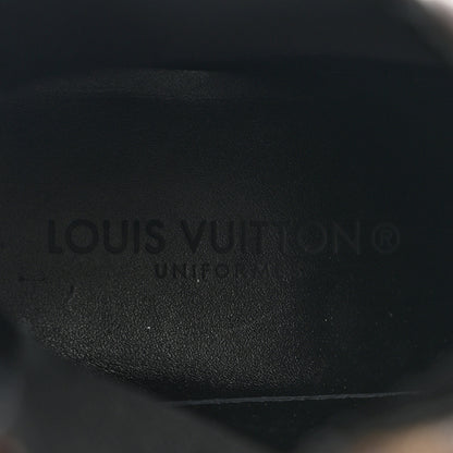 Louis Vuitton Calfskin Monogram Beaubourg Ankle Boots 39 Black 7 of 13