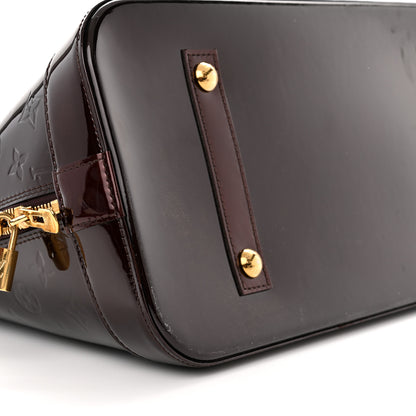 Louis Vuitton Vernis Alma GM Amarante 8 of 11