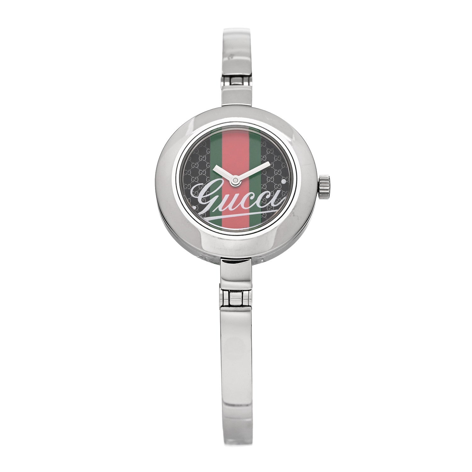 Gucci Stainless Steel 25mm 105 Series Web Quartz Watch 1 of 4