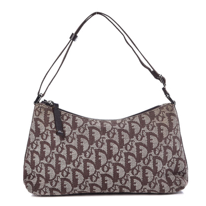 Christian Dior Monogram Shoulder Bag Pochette Brown 1 of 9