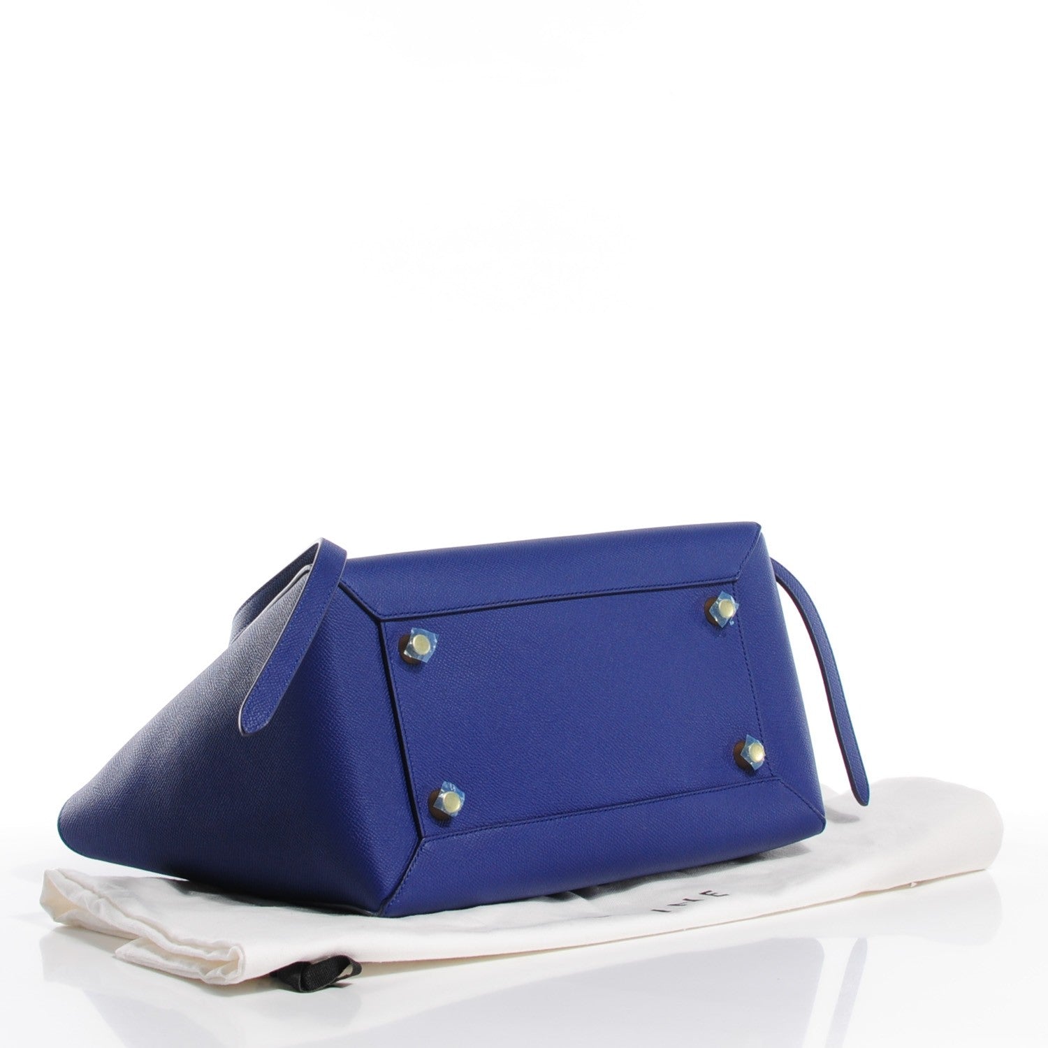 Celine Grained Calfskin Small Belt Bag Indigo 4 of 8