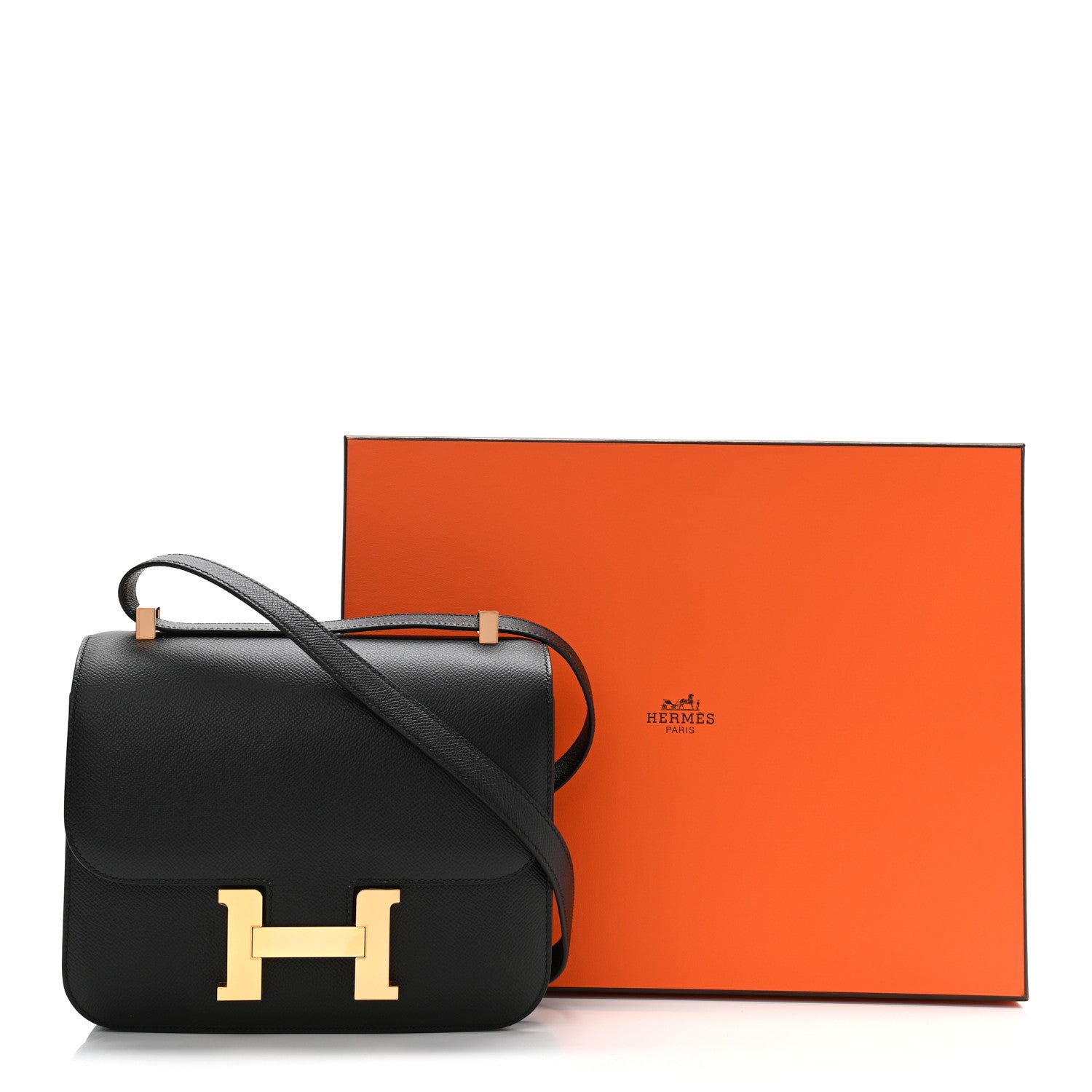Hermes Epsom Constance 24 Black 19 of 21