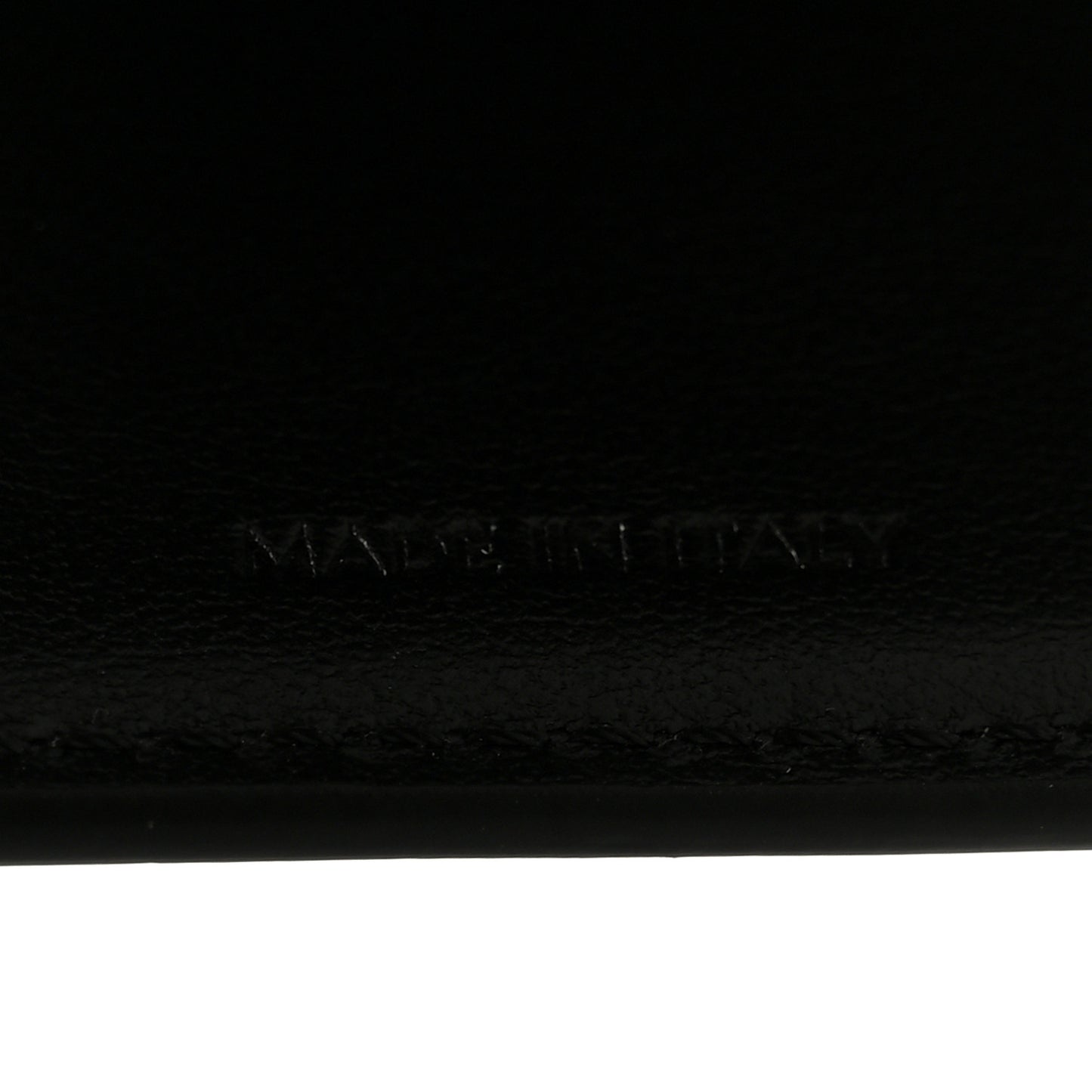 Shiny Smooth Lambskin Small Triomphe Wallet Black