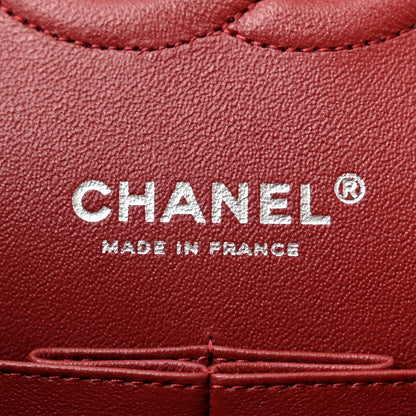 Chanel Caviar Quilted Medium Double Flap Dark Red 6 of 10