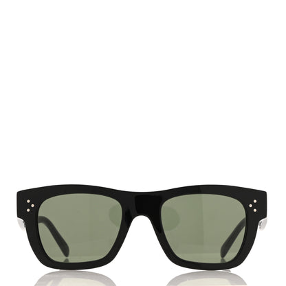 Celine Acetate Rectangular Sunglasses CL4009IN Black 2 of 6