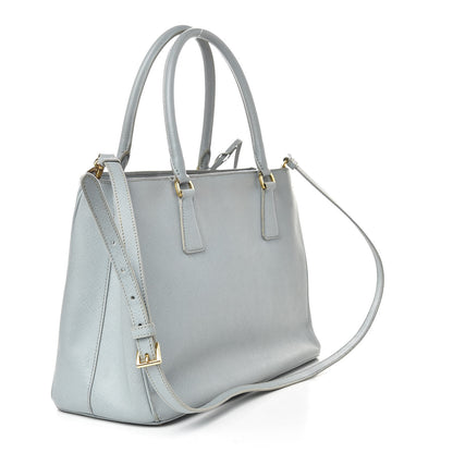 Prada Saffiano Lux Medium Tote Lago 3 of 18