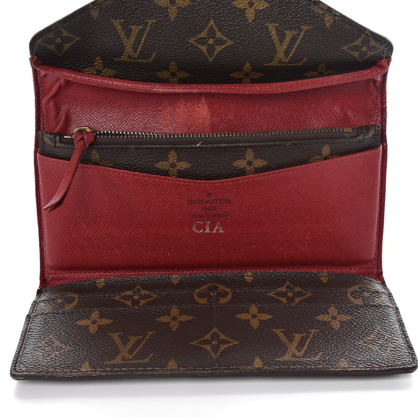 Monogram Josephine Wallet Fuchsia