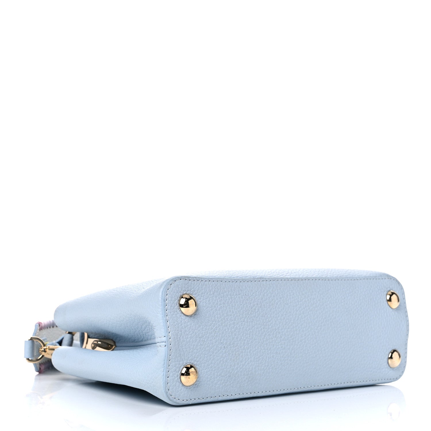 Louis Vuitton Taurillon Capucines BB Wisteria Light Blue 3 of 11