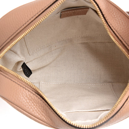 Gucci Pebbled Calfskin Small Soho Disco Bag Rose Beige 4 of 9