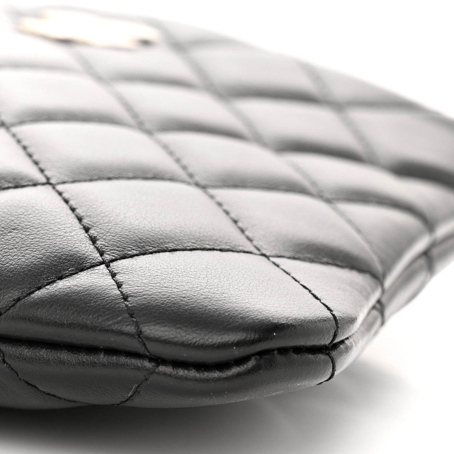 Chanel Lambskin Quilted Crossbody Bag Black 10 of 10
