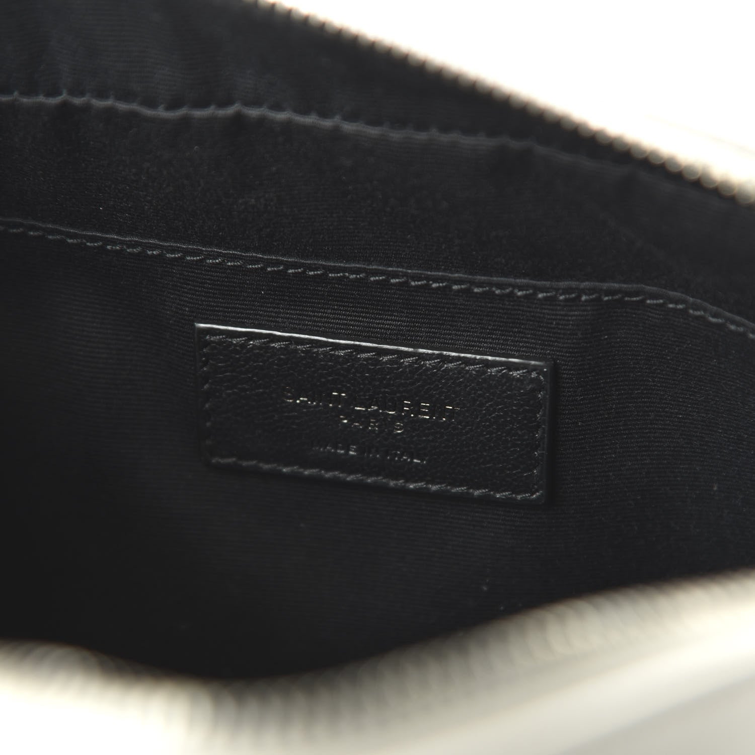 Saint Laurent Calfskin Matelasse Monogram Lou Camera Bag Granite 8 of 9