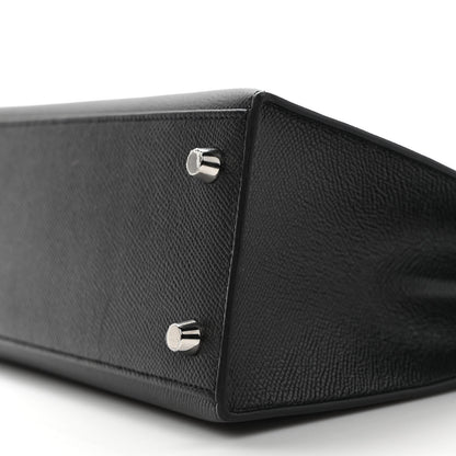 Hermes Epsom Kelly Sellier 25 Black 7 of 7