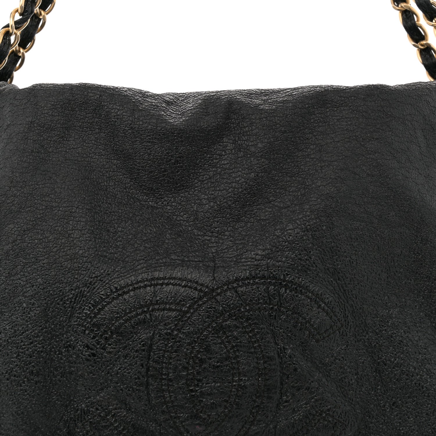 Chanel Vinyl Rock and Chain Flap Black 8 of 12