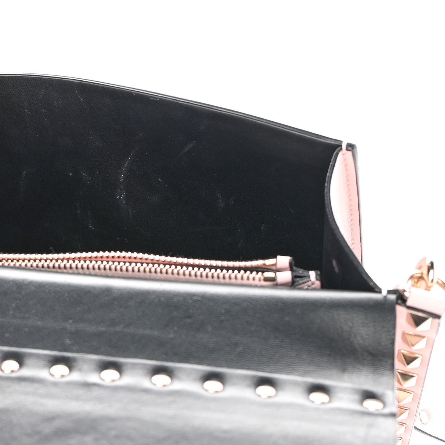 Valentino Garavani Vitello Rockstud Side Slip Crossbody Pink 13 of 13