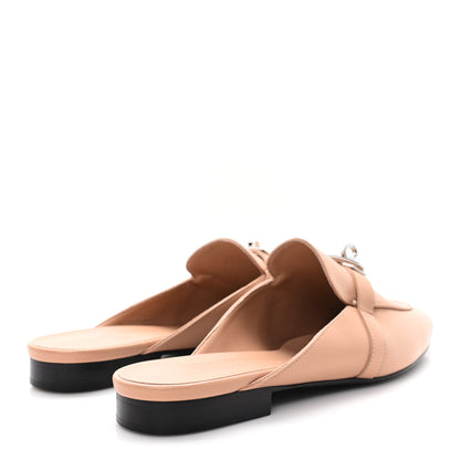 Hermes Goatskin Oz Mules 40 Rose Aube 5 of 9
