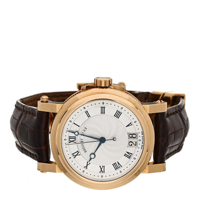 Breguet 18K Yellow Gold Alligator 39mm Marine Big Date Automatic Watch 5817BA/12/9V8 2 of 6