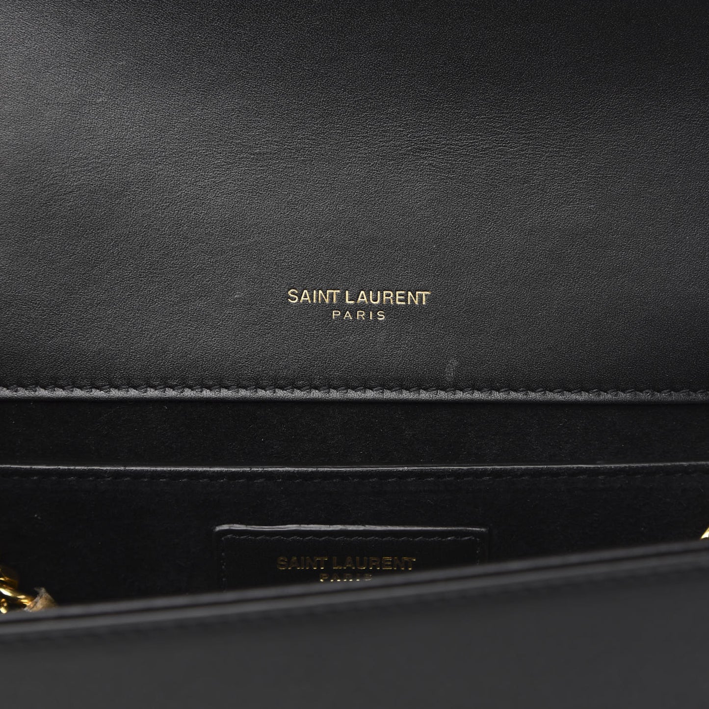 Smooth Calfskin Medium Classic Monogram Kate Tassel Satchel Black