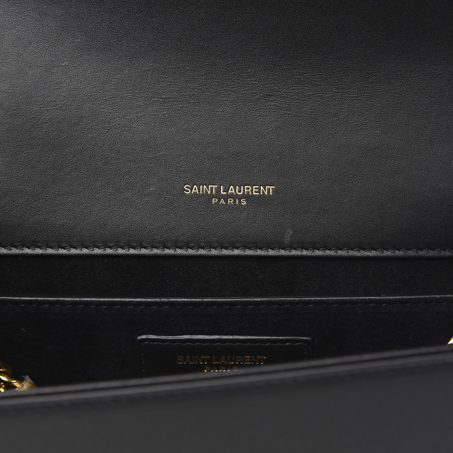 Saint Laurent Smooth Calfskin Medium Classic Monogram Kate Tassel Satchel Black 6 of 13