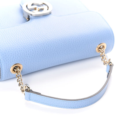 Gucci Dollar Calfskin Small Interlocking G Shoulder Bag Mineral Blue 11 of 11