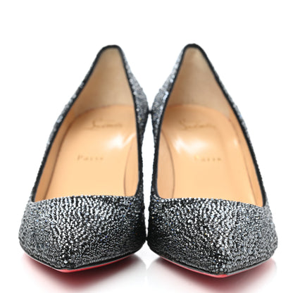 Christian Louboutin Suede Strass Kate 70 Pumps 40 Anthracite 2 of 8