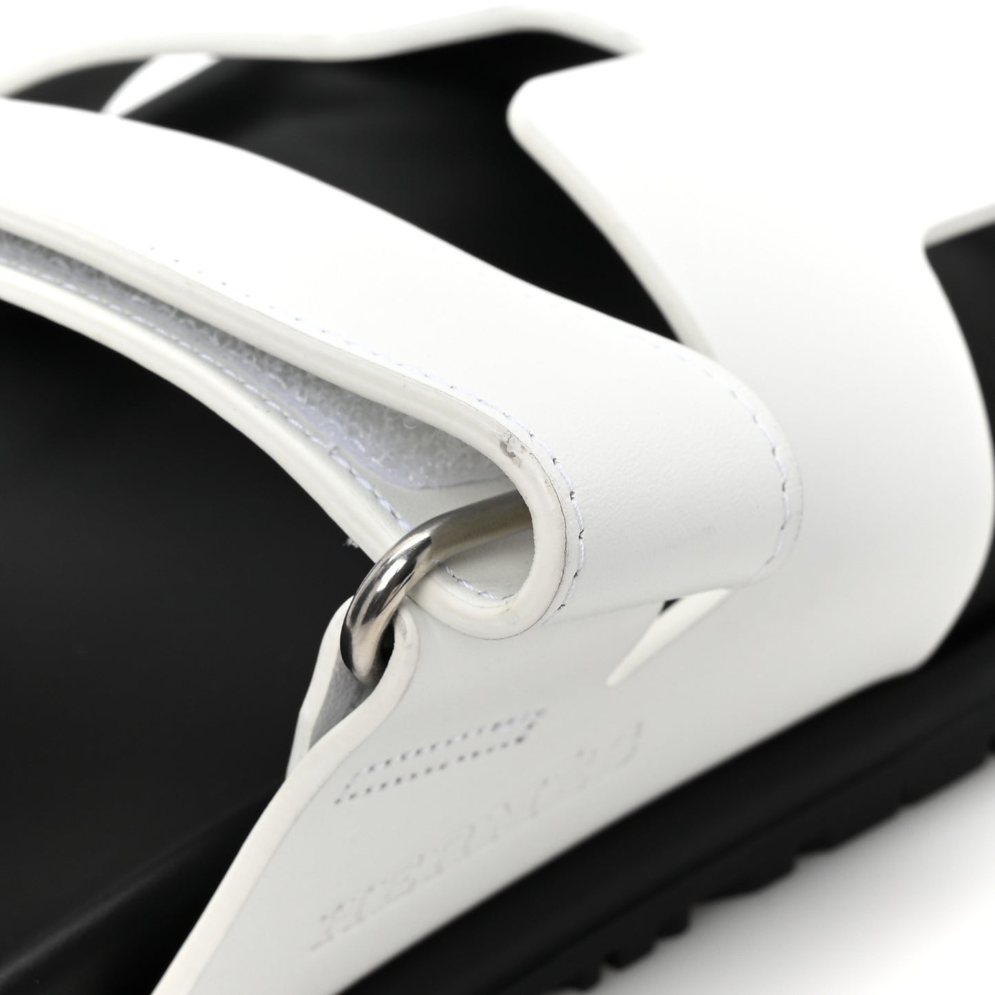 Calfskin Womens Chypre Sandals 37 White