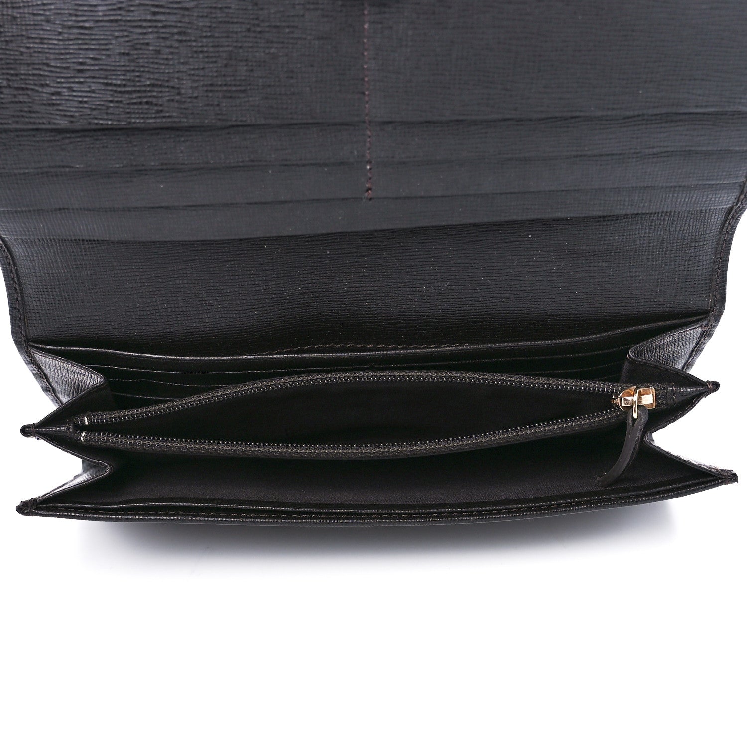 Fendi Zucca Spalmati Vitello Elite Continental Wallet Tobacco 5 of 11