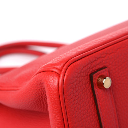 Hermes Togo Birkin 35 Rouge Casaque 9 of 11